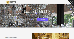 Desktop Screenshot of luxlightingltd.com